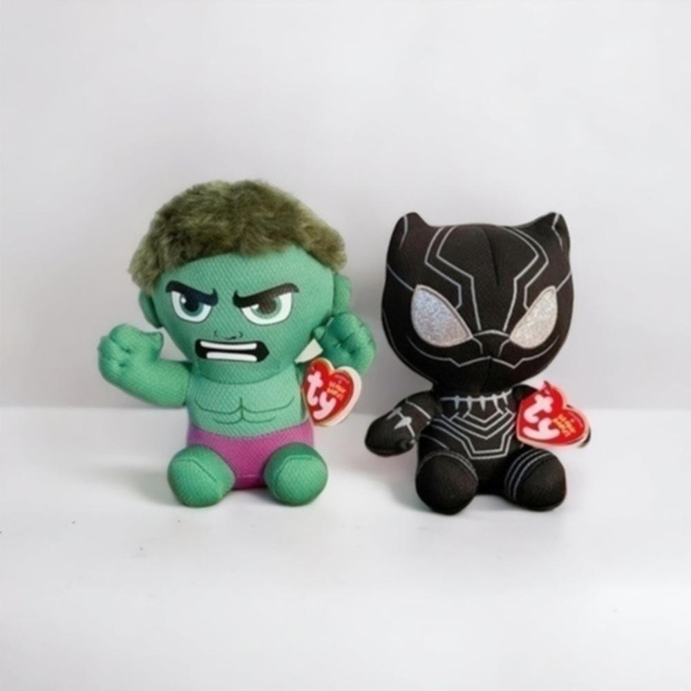 NWT Marvel TY Beanies​​​​​​​​